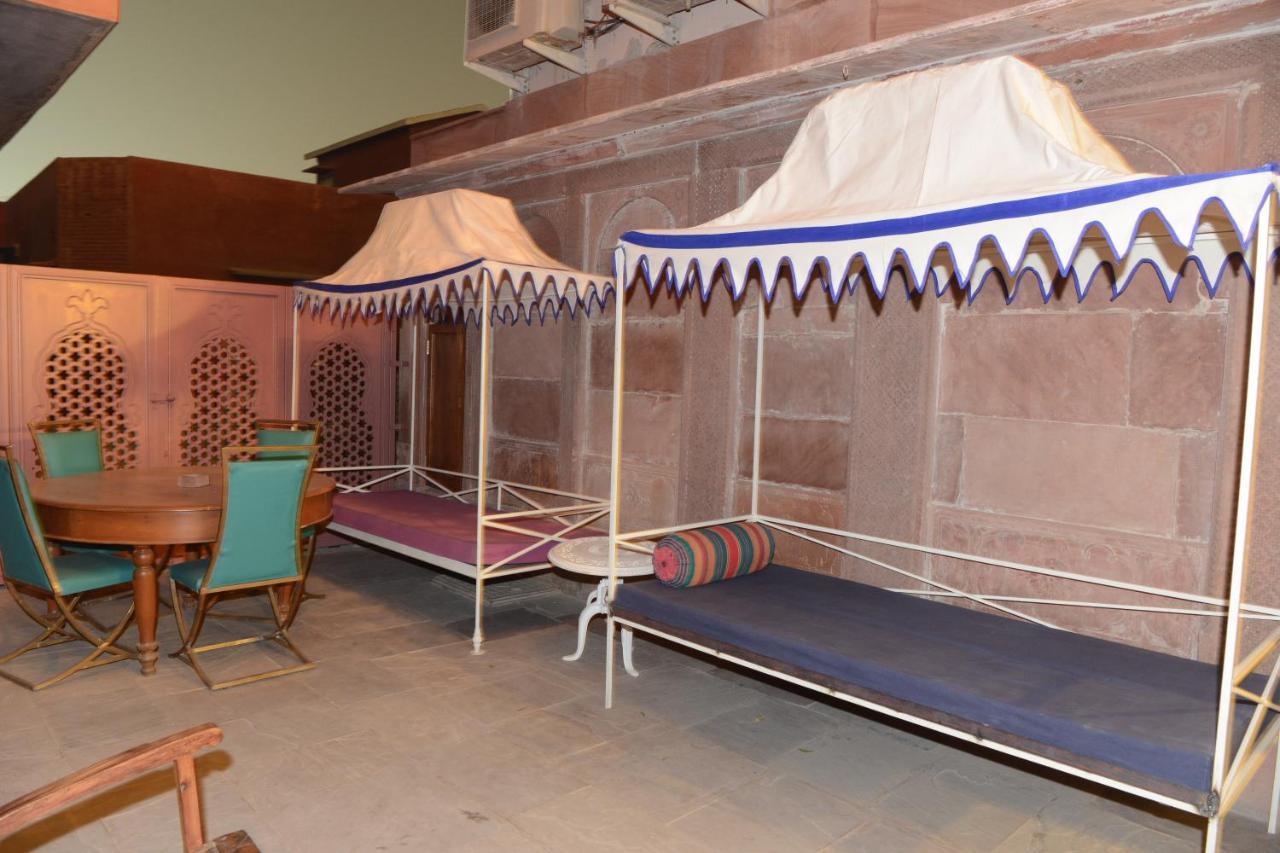 Hotel Harasar Haveli Bikaner Bagian luar foto